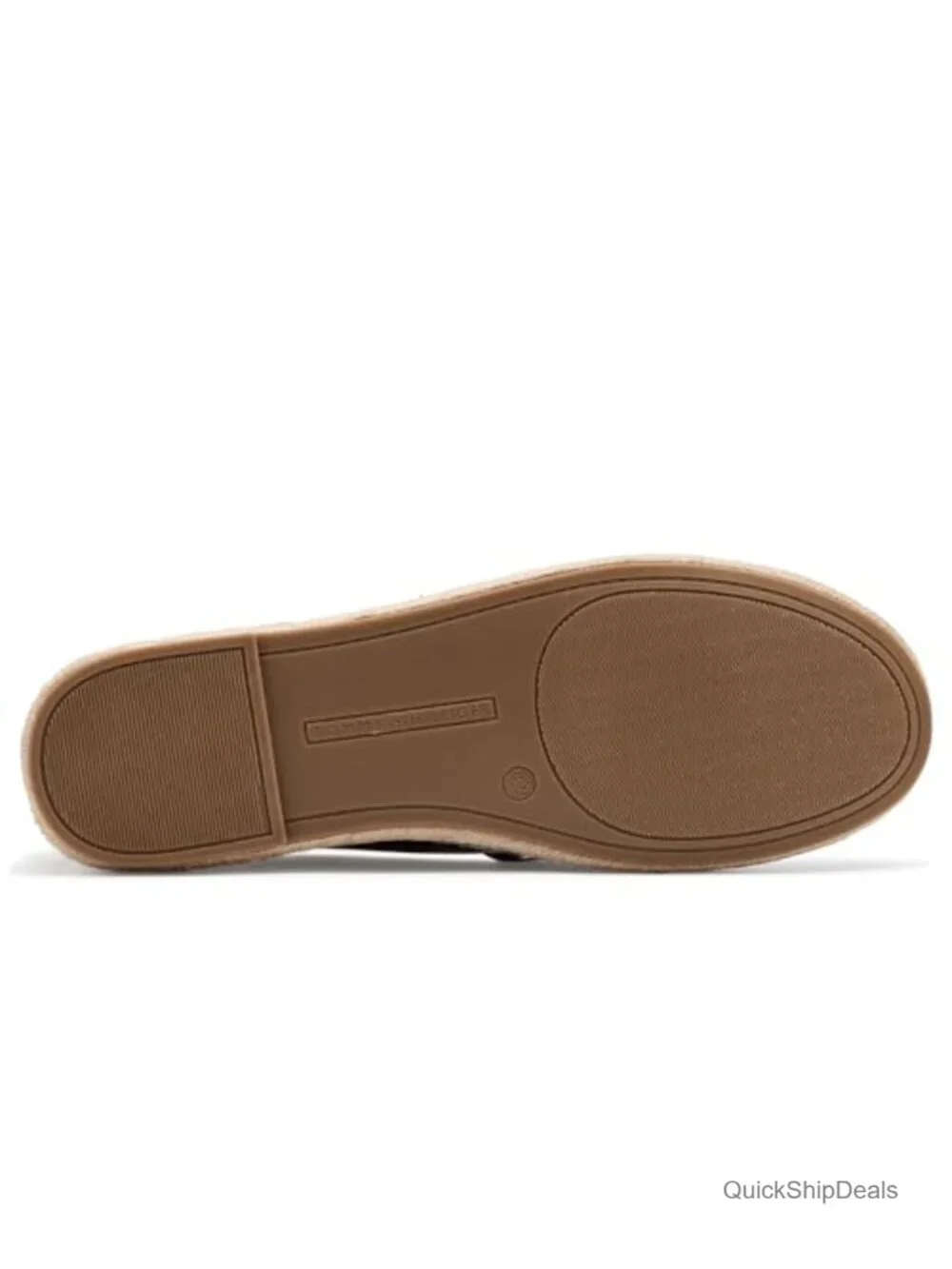 Classic Slip-On Espadrille Flats PU Upper Foam Insole